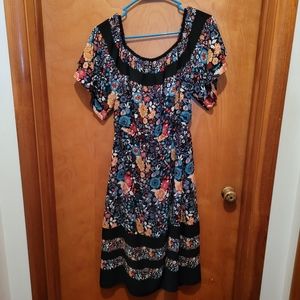 Loft Floral Pheasant Dress